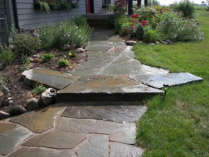 BLUESTONE WALK WITH LEDGEROCK STEPS