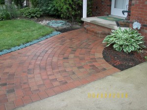 BRICK WALKWAY