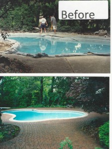 BRICK PAVER POOL PATIO